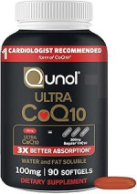 Qunol Ultra CoQ10 100mg – Superior Absorption for Heart Energy